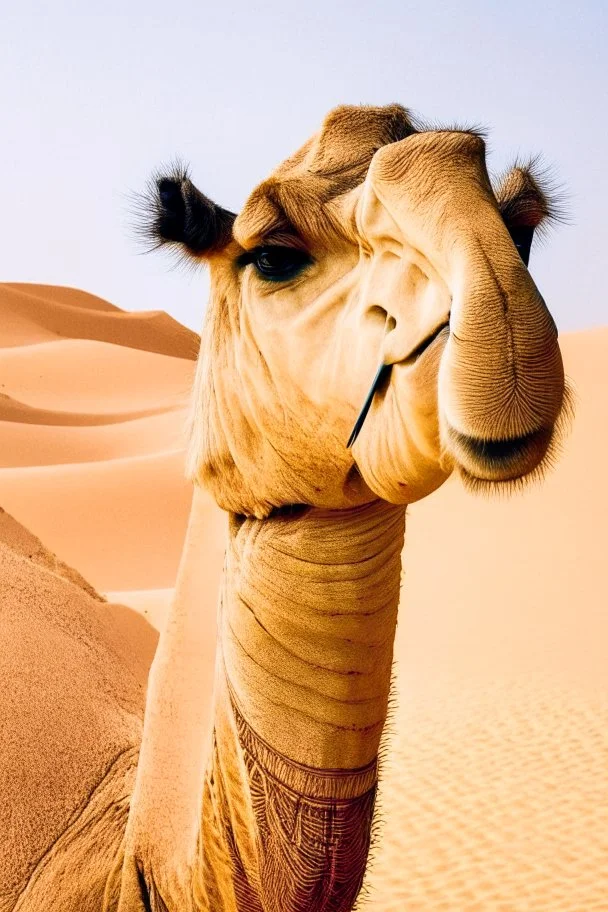 Camel with human face | @klesny