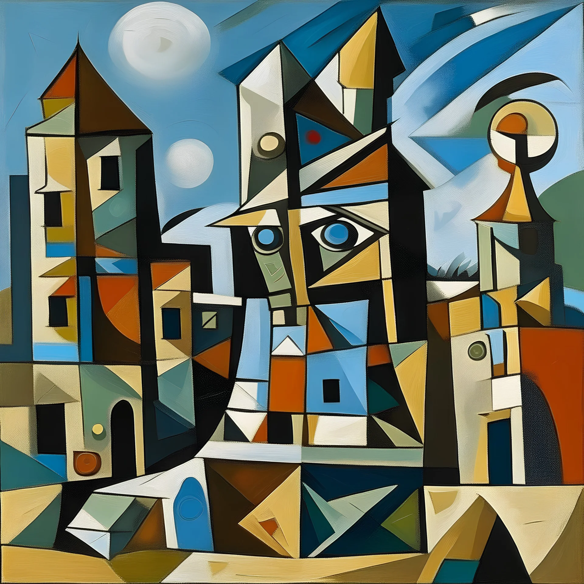 picasso cubisme stad bruin