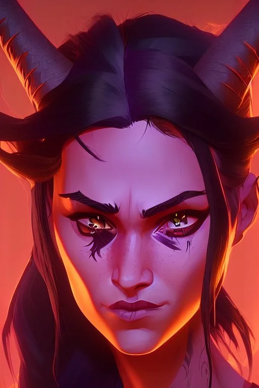 bright red glowing eyes, medieval city background