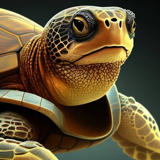 Turtle, on color lights, night, unreal 5, octane render, cinema4d, redshift render, hyper realistic, cenematic, vibrancy, synthwave, retouch, centered, dynamic lighting, dramatic lighting, 4k, highly detailed, attractive beautiful, realistic, virtual reality, epic composition, holographic,