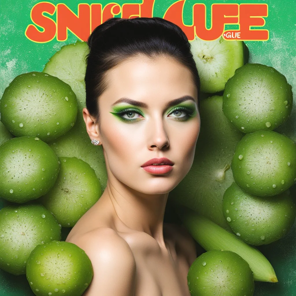 SNIFFIN’ GLUE magazine cover: special cucumber issue