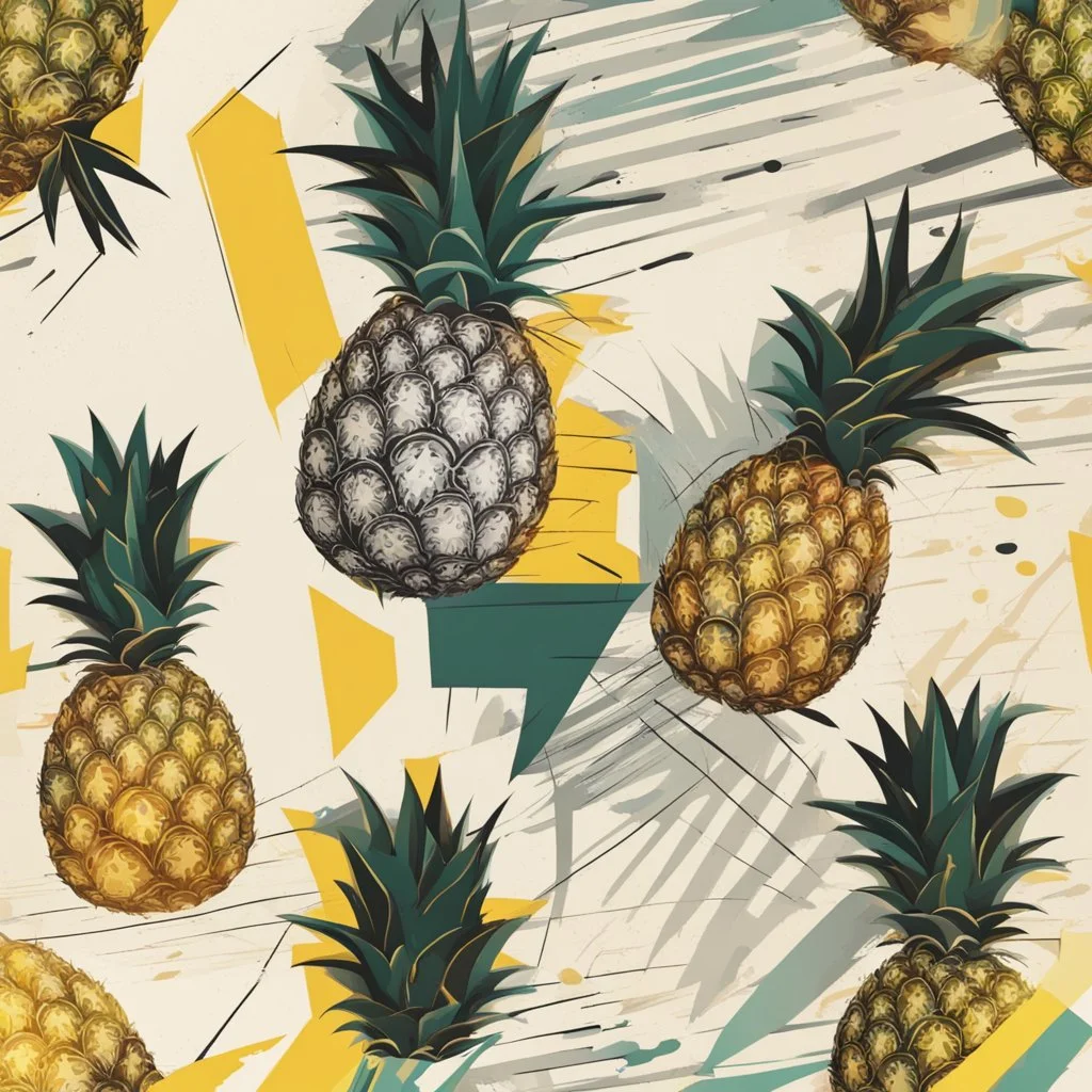 Abstract pineapple concept