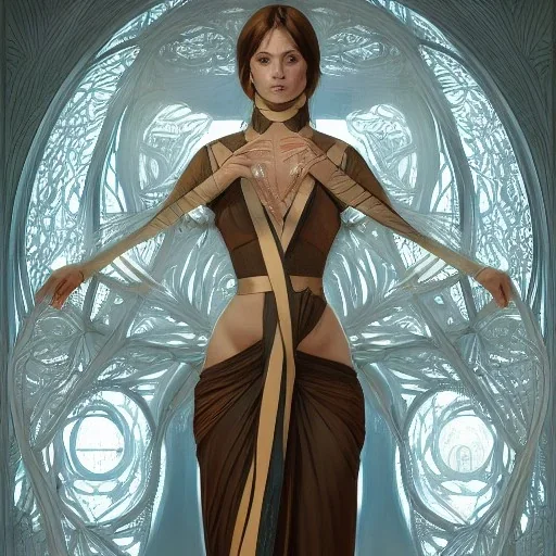 symmetry!! full body portrait!!!! of a beautiful!!!! germanic vestal sacral priest, pretty face, intricate, elegant, highly detailed, digital painting, artstation, concept art, smooth, sharp focus, illustration, art by artgerm and greg rutkowski and alphonse mucha, 8 k