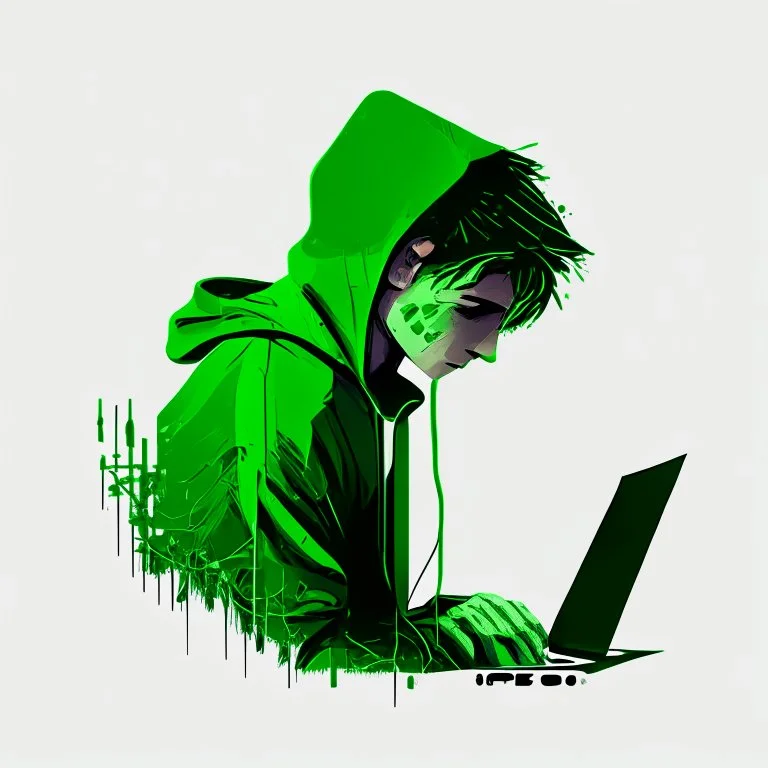 green, minimalistic, beautiful, drawing, art, code, full, png, male, cool