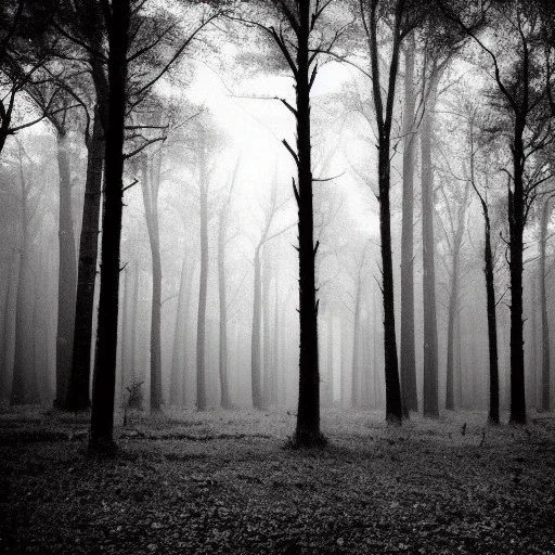 Dark forest life noir