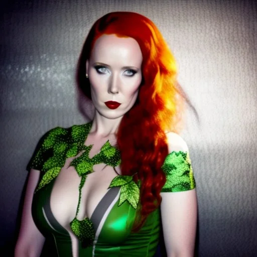 simone simons with poison ivy body face