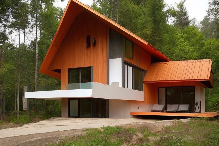 knife shaped house