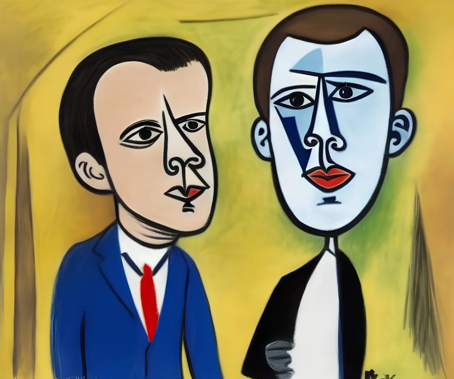 Macron by picasso