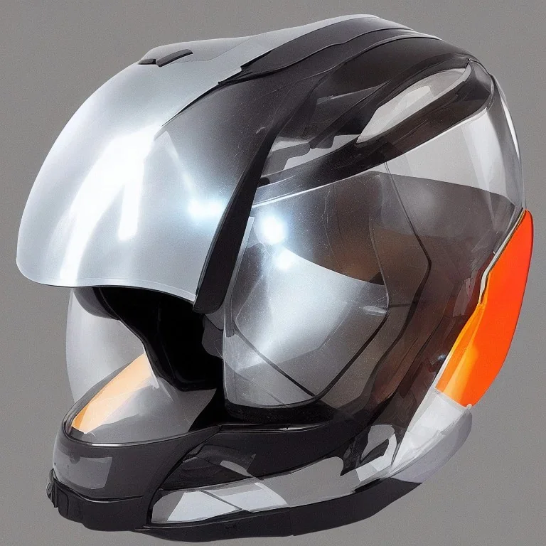 Futuristic helmet