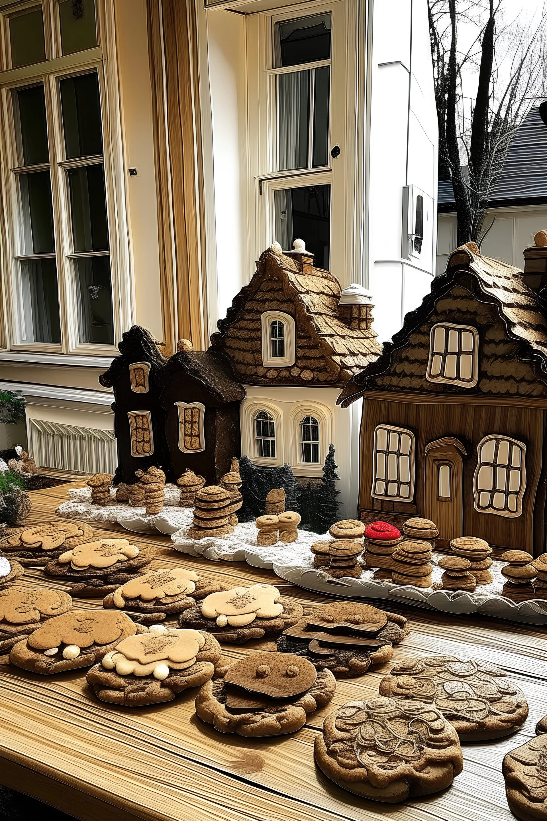 בית אמיתי מאחורי הבית עוגיות