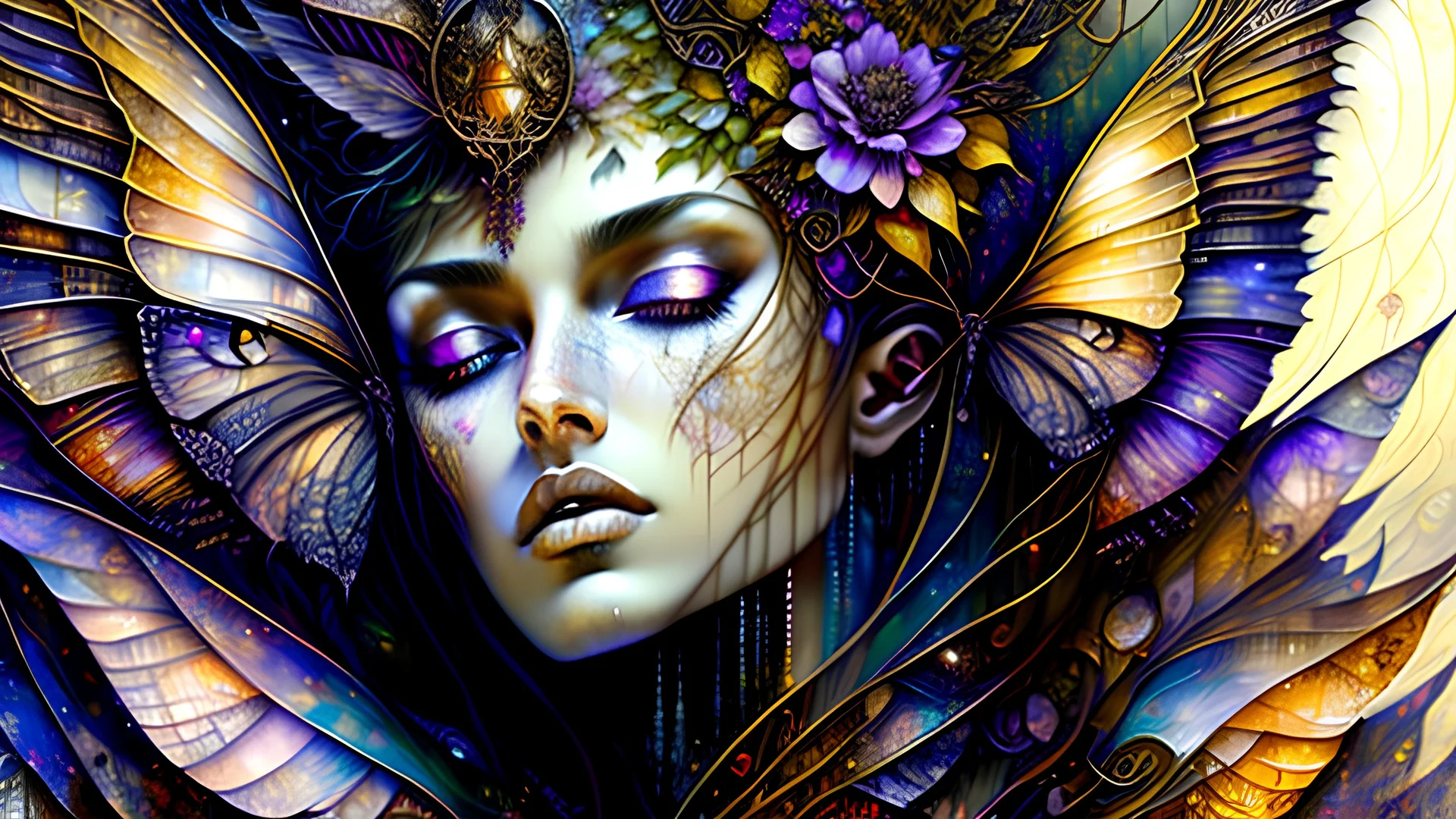 fully body fantasy acidmathai sleep magical deram heavenly, epic, highly detailed, by russ mills, by josephine wall, by Edwin Deakin
