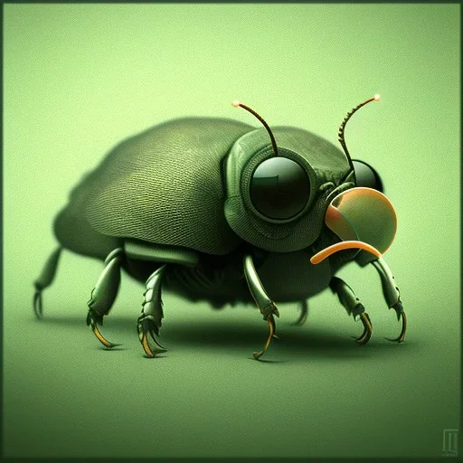 bug on nature, ultra realistic, ultra highly detailed, shiny, smooth, studio quality, octane render, polaroid,--ar 1:1 --v4