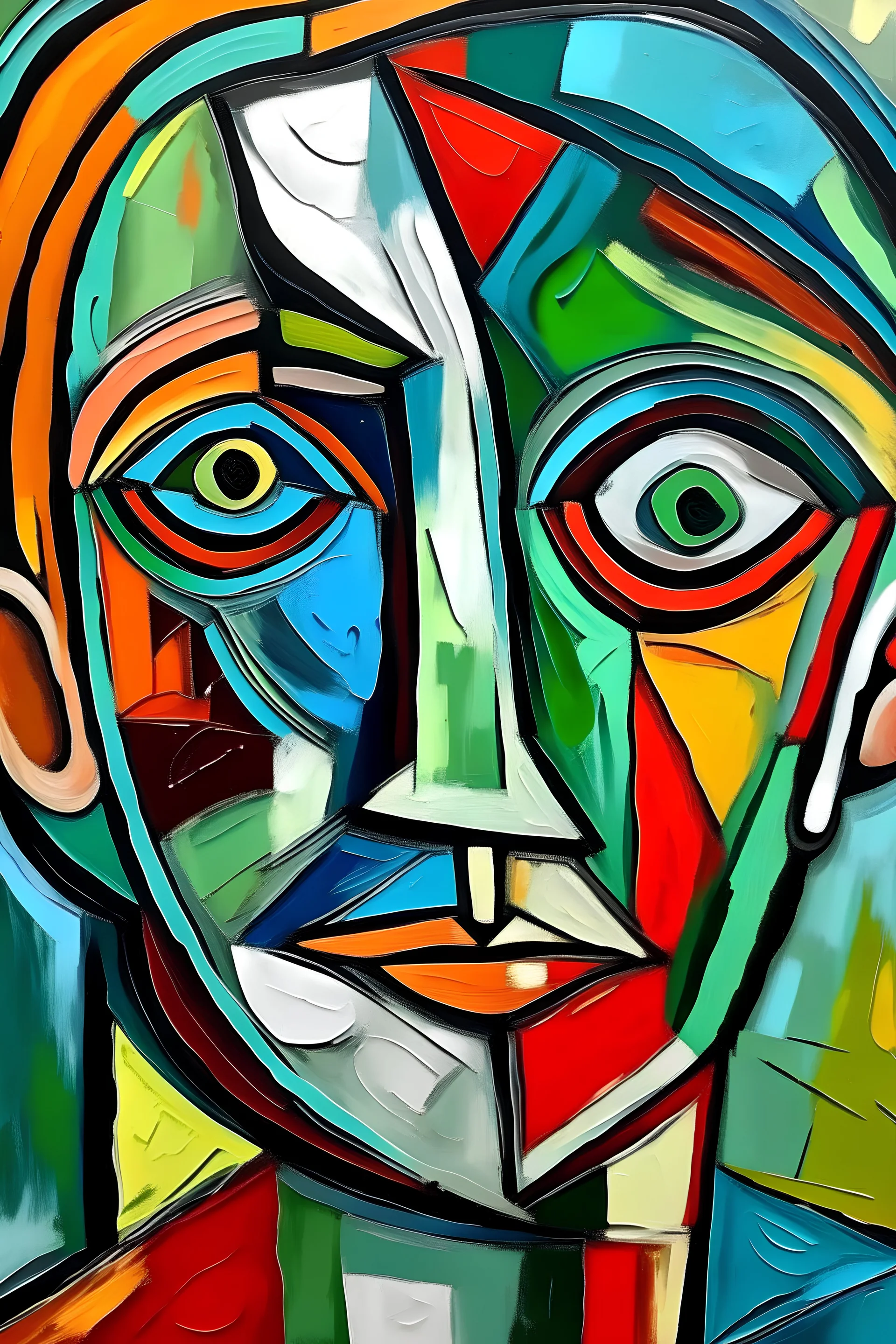 portrait style picasso