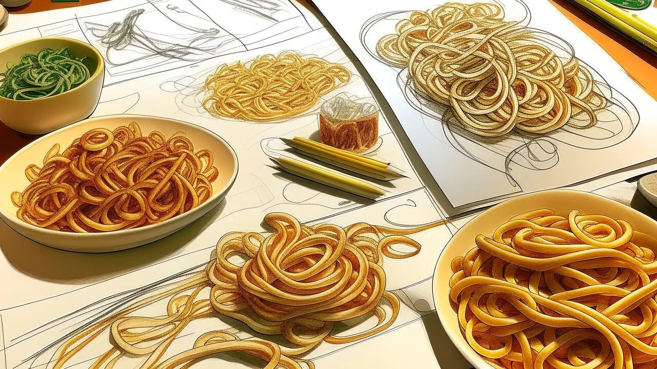 Analysis of Serpentini Pasta Concept Sketches