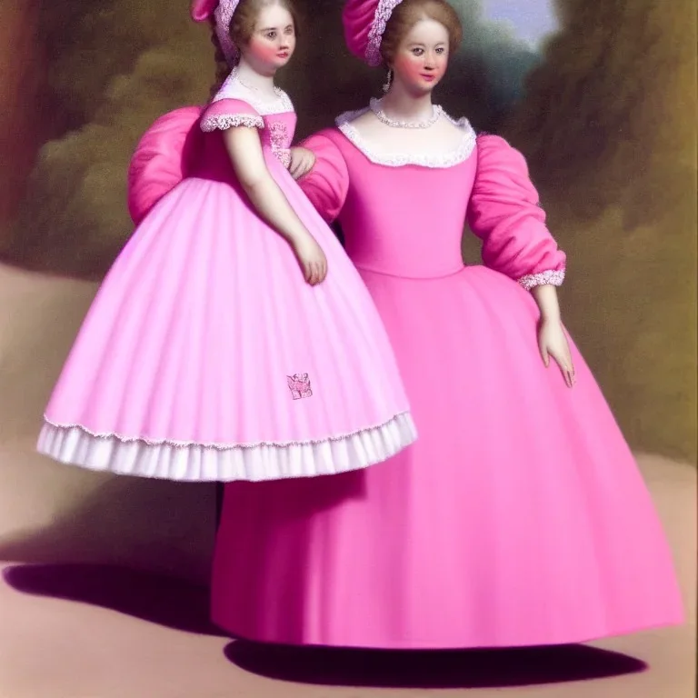 Infanta Margarita Teresa in a Pink Dress