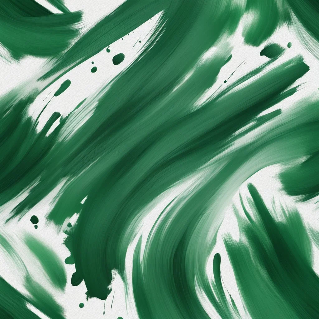 Hyper Realistic Dark-Green-Brush-Patches on white-brush-strokes-background