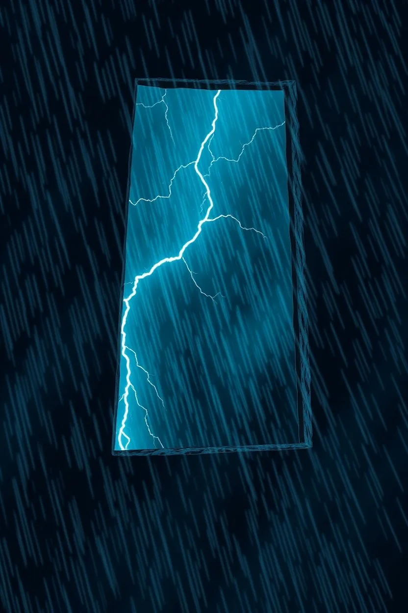 A violent night with wind and rain lashing the Needle, lightning illuminating the narrow window where Peter prepares his escape.