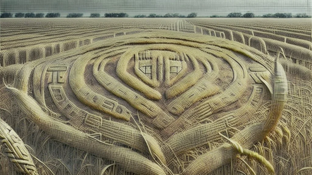 field crop glyphs from aliens