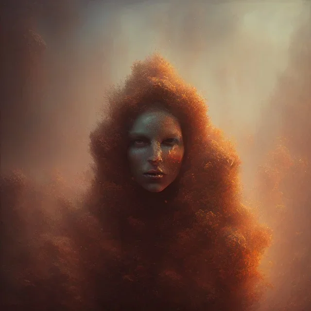 superhero, woman, photographer. oil on canvas, volumetric lighting, beksinski