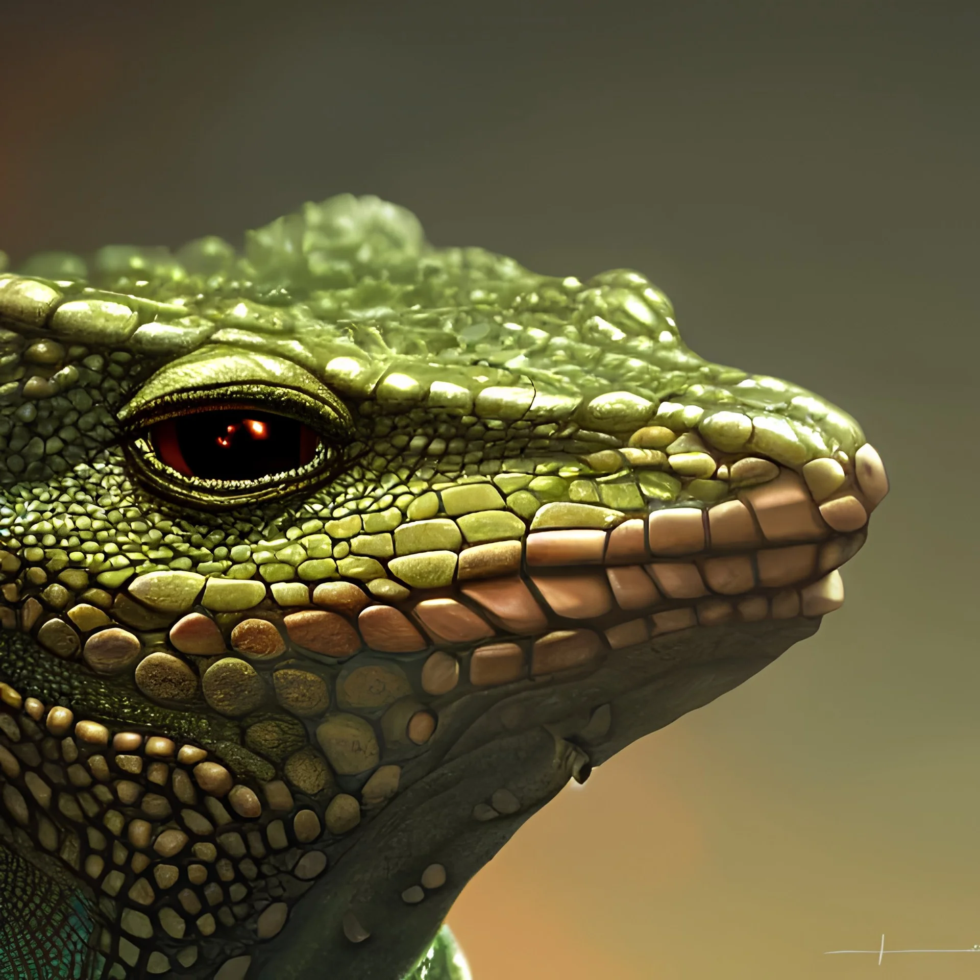 Portrait of a lizard, closeup, D&D, fantasy, intricate, elegant, highly detailed, digital painting, artstation, concept art, matte, sharp focus, illustration