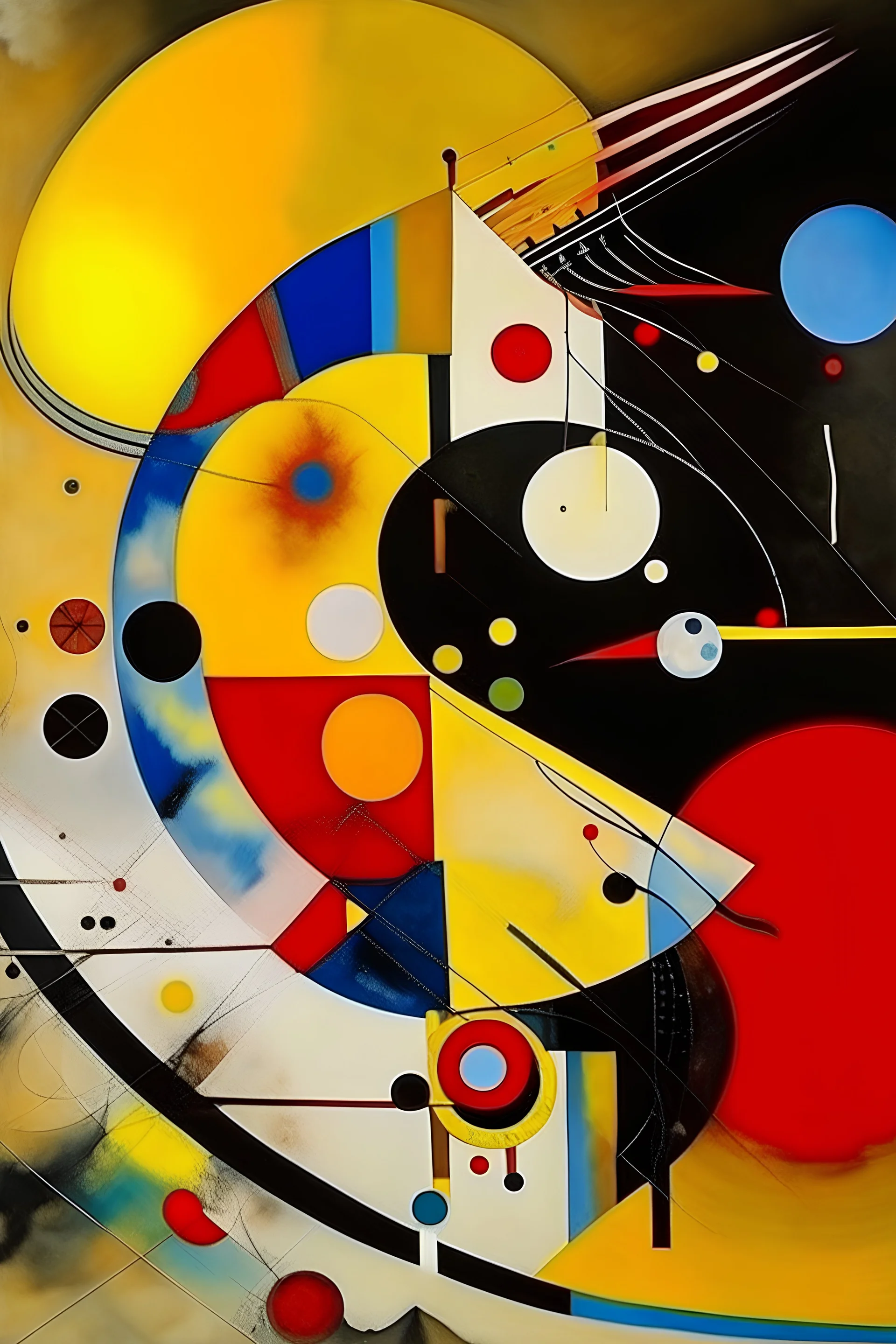Punto interrogativo sopra Uccello misterioso kandinsky