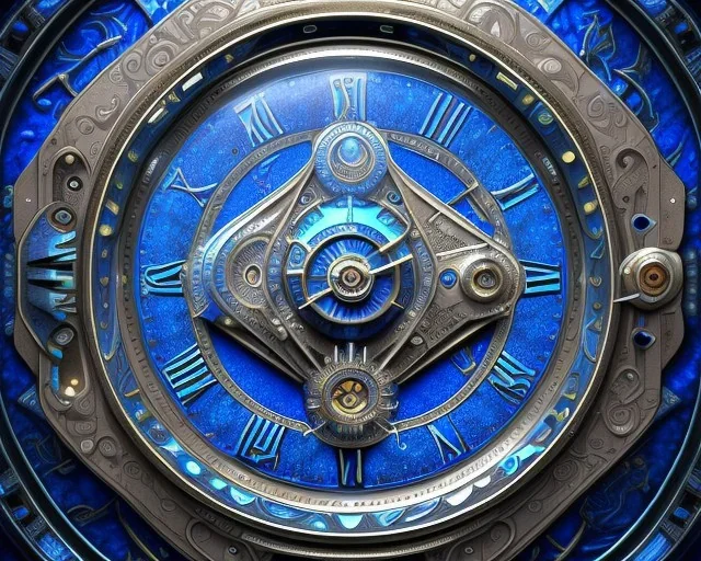 a glowing blue hourglass, realistic, meticulously detailed, intricately detailed