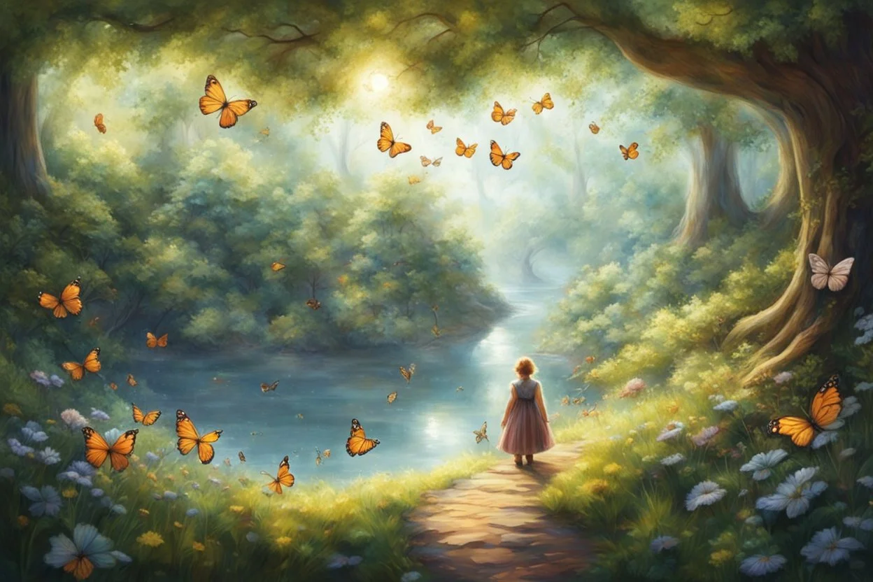 Come along with me And the butterflies and bees We can wander through the forest And do so as we please Come along with me To a cliff under a tree Where we can gaze upon the water As an everlasting dream