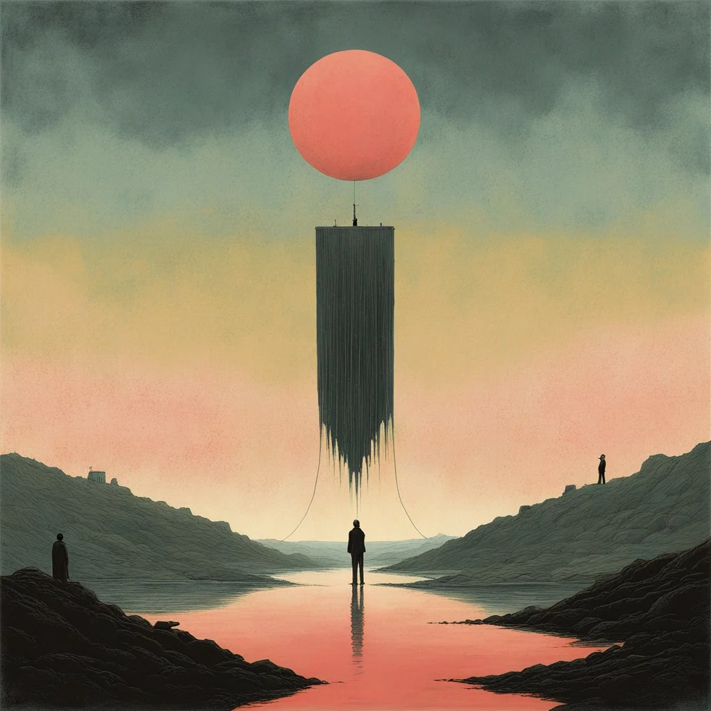 Wasting away the moments that make up a dull day, by ALESSANDRO GOTTARDO and Zdzislaw Beksinski, Pink Floyd album cover art, sharp colors, eerie, bright, mysterious