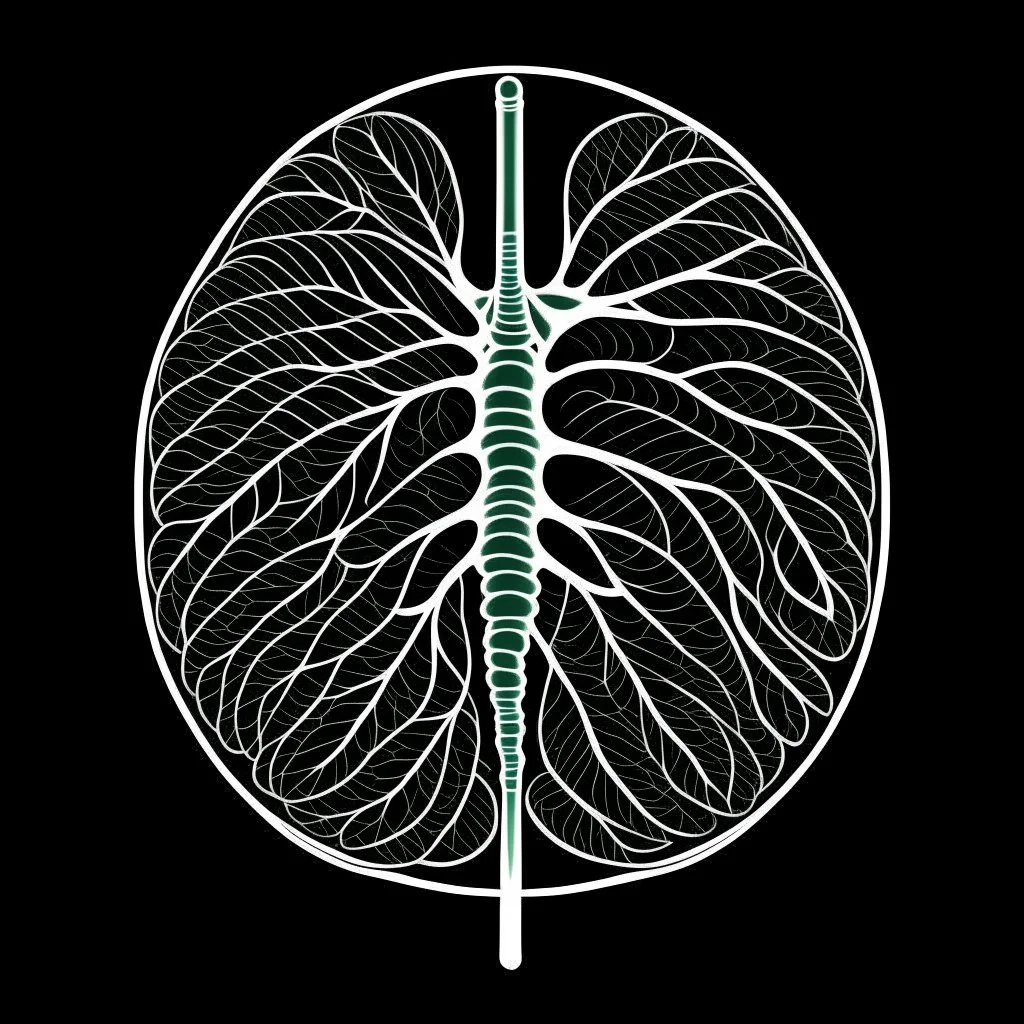 Lungs, Logo, 4k, high resolution, simple