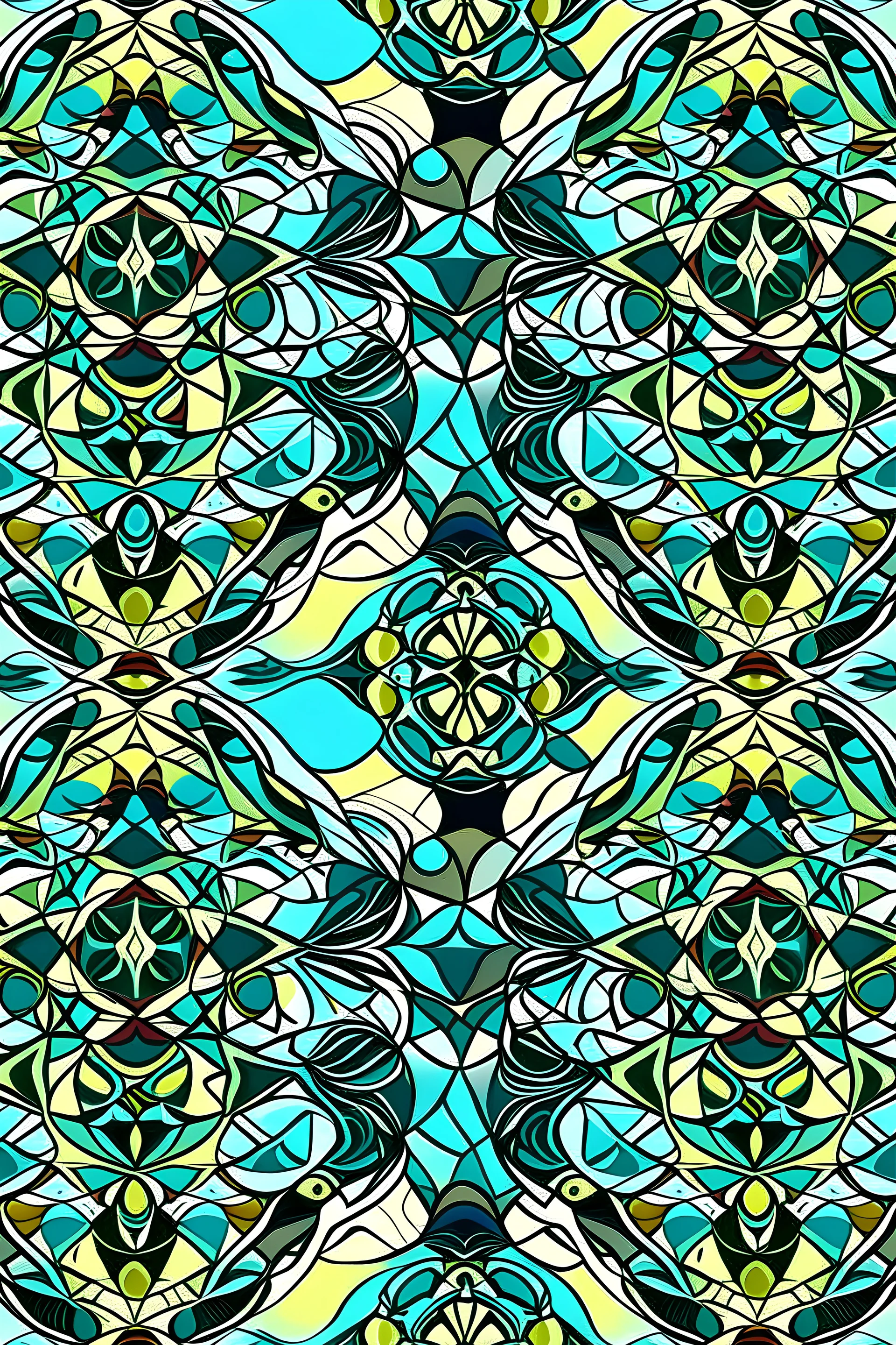 Quite complex abstract pattern that should inspire trust.