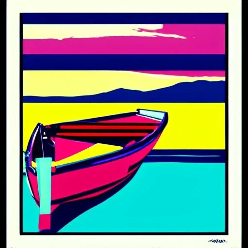 boat pop art