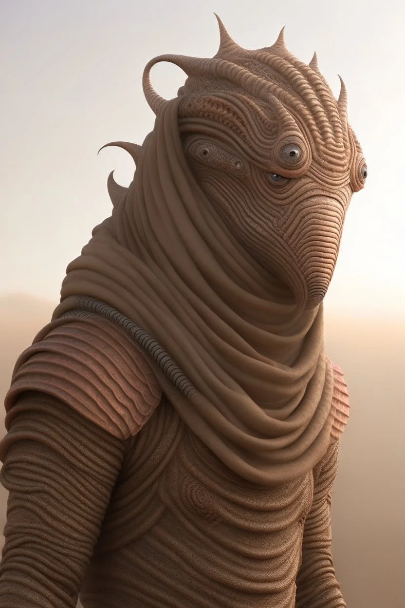 Sandstorm creature,3d 4k octane render, lifelike, photorealistic, artstation, illustration, smooth, sharp focus, ornate, intricate, complex, highly detailed, digital painting, smooth, art by tom bagshaw, akihiko yosh