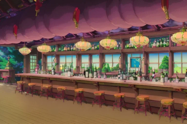 Magical fantasy bar