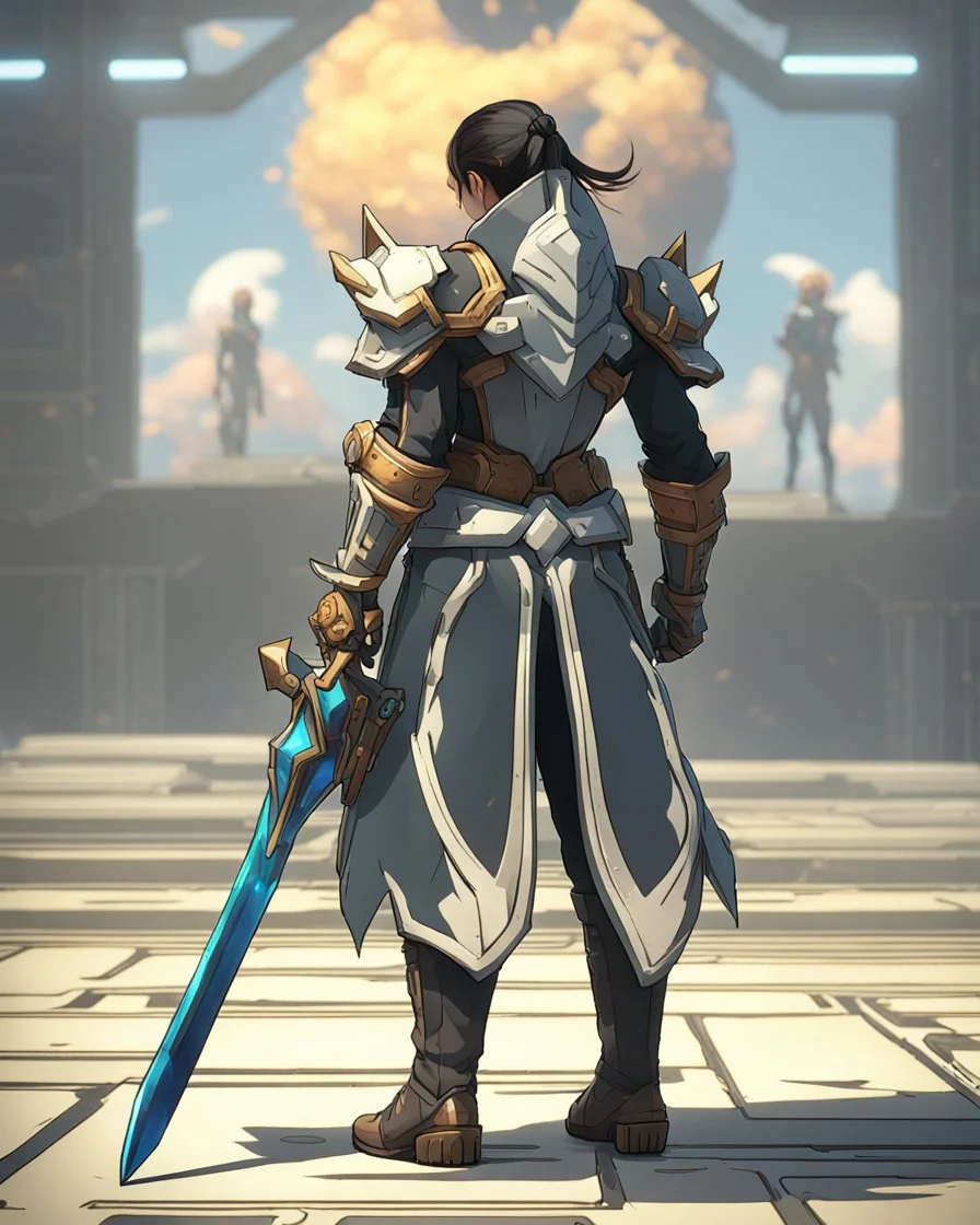 stellar blade main character from behind