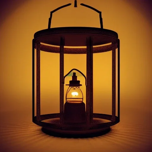 fireflies in a lantern, many ghostly lights inside a belljar, fairy lights, polaroid, symmetry, luminescent glow, moody, tender, photorealistic, octane render, golden hour