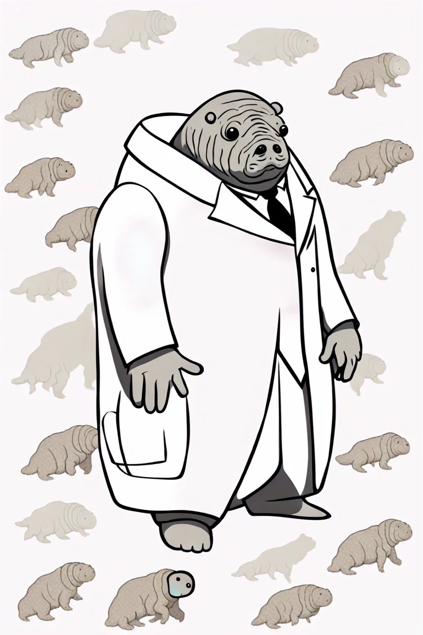 Tardigrade in a tuxedo