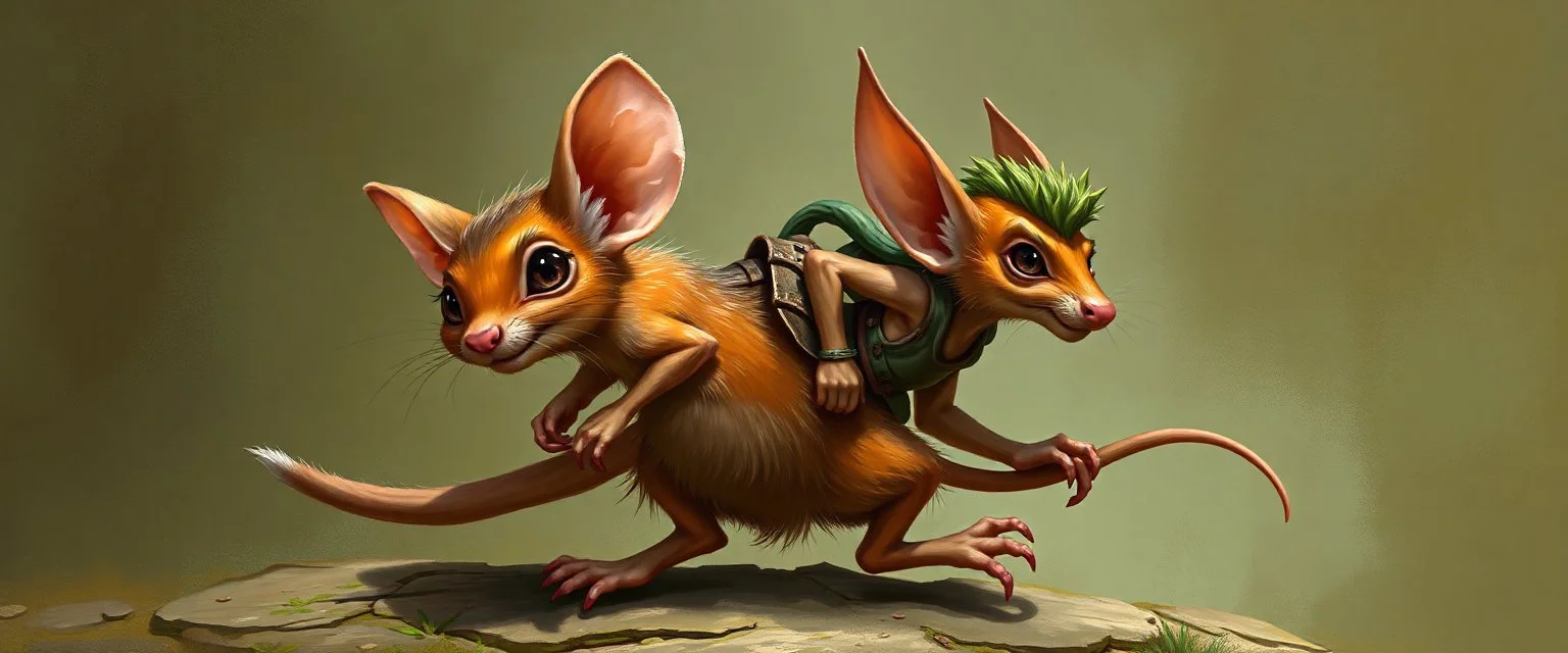 rat gremlin elf fox pixie runner