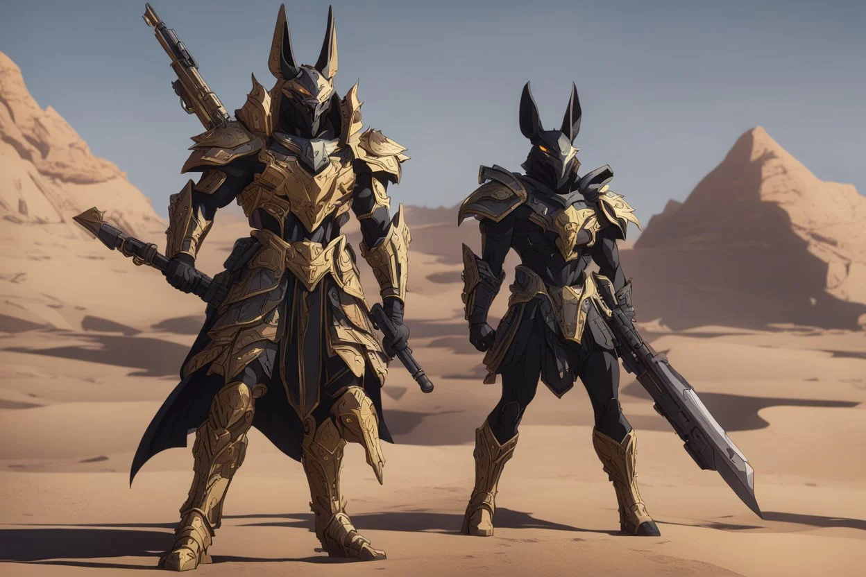 Huge tank grendel in 8k solo leveling shadow artstyle, anubis them, neon effect, full body, Desert, intricate details, highly detailed, high details, detailed portrait, masterpiece,ultra detailed, ultra quality