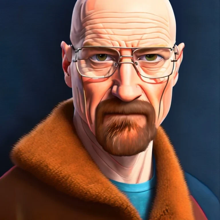 Walter white, Van Goh, DaVinci oil painting