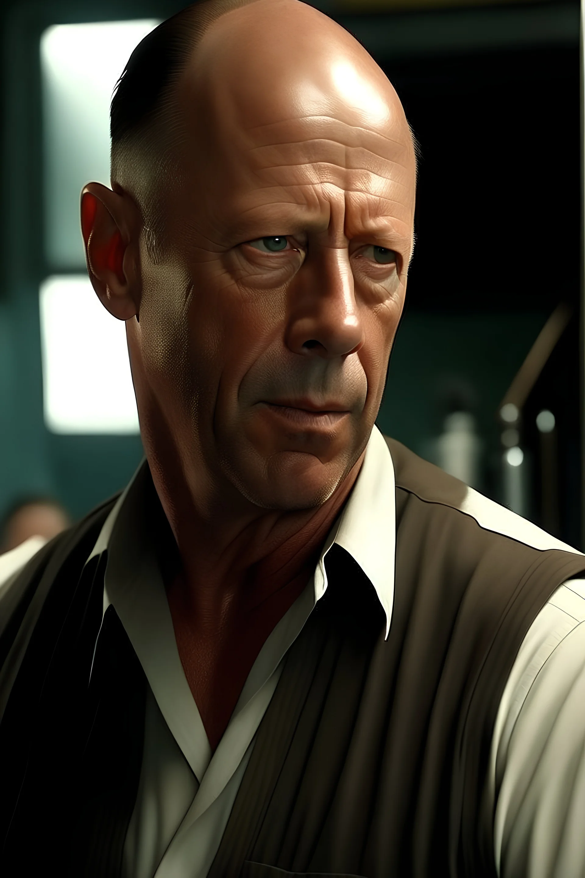 big cleaning bruce willis