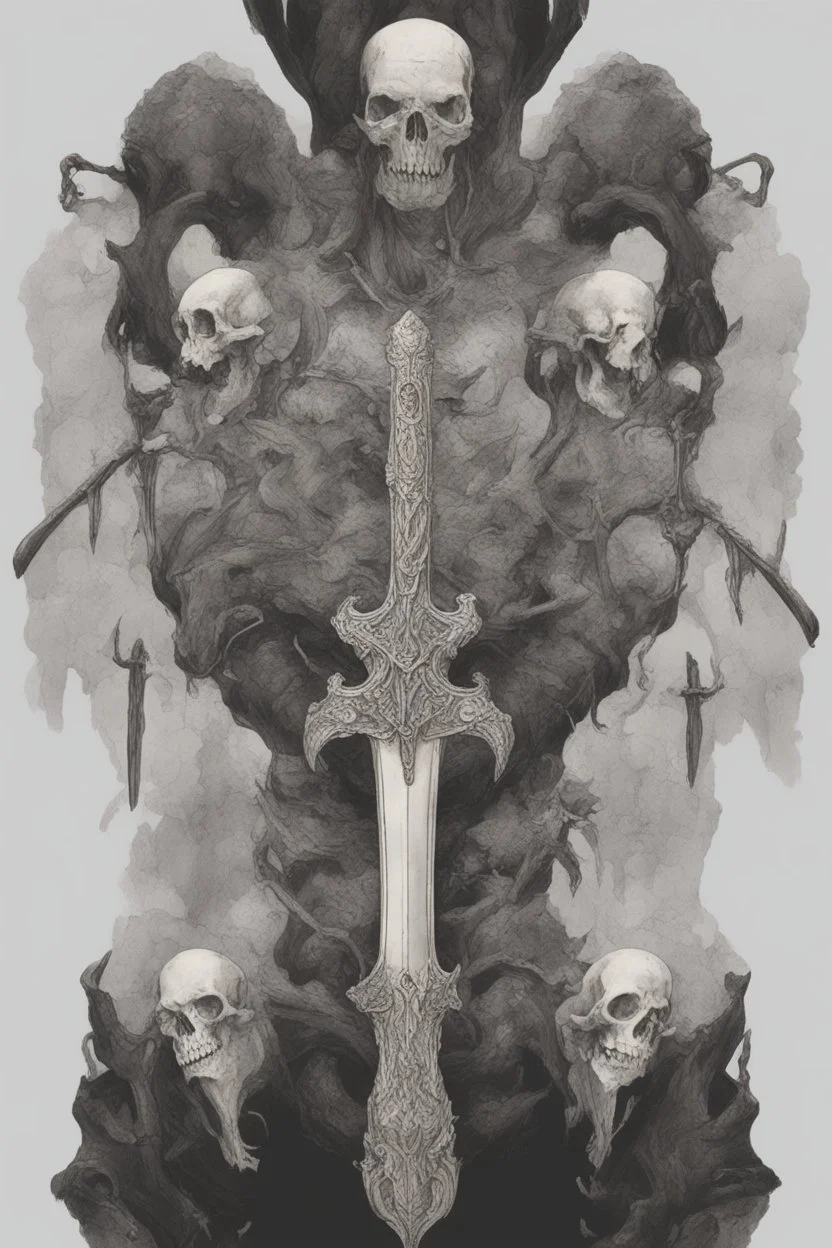 Sword made of bones