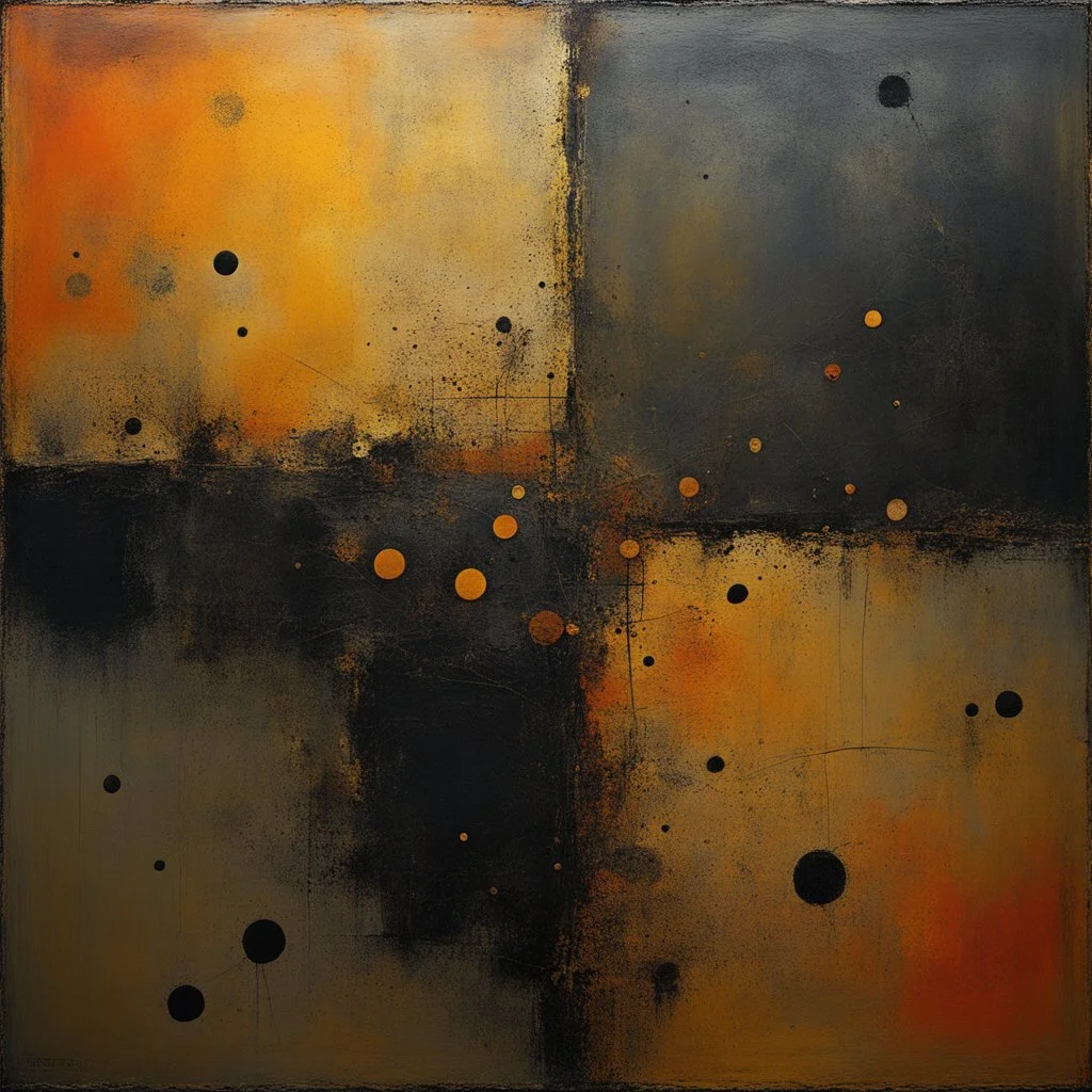 creative surreal abstract composition in style of John Jude Palencar and VS Gaitonde, divorced from reality, dark shines, surreal oil painting masterpiece, sinister weird, warm colors, abstract braille glyph vertical textures, by Victor Pasmore