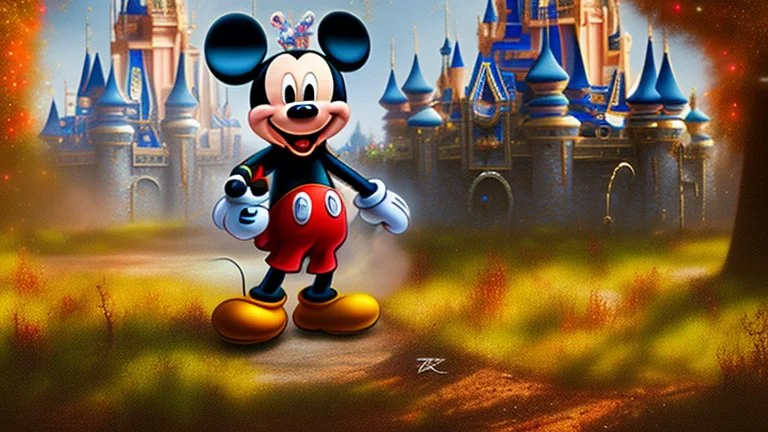 zombie mickey mouse hybrid, photorealism, movie screen capture, horror, sci-fi, retrofuturism,