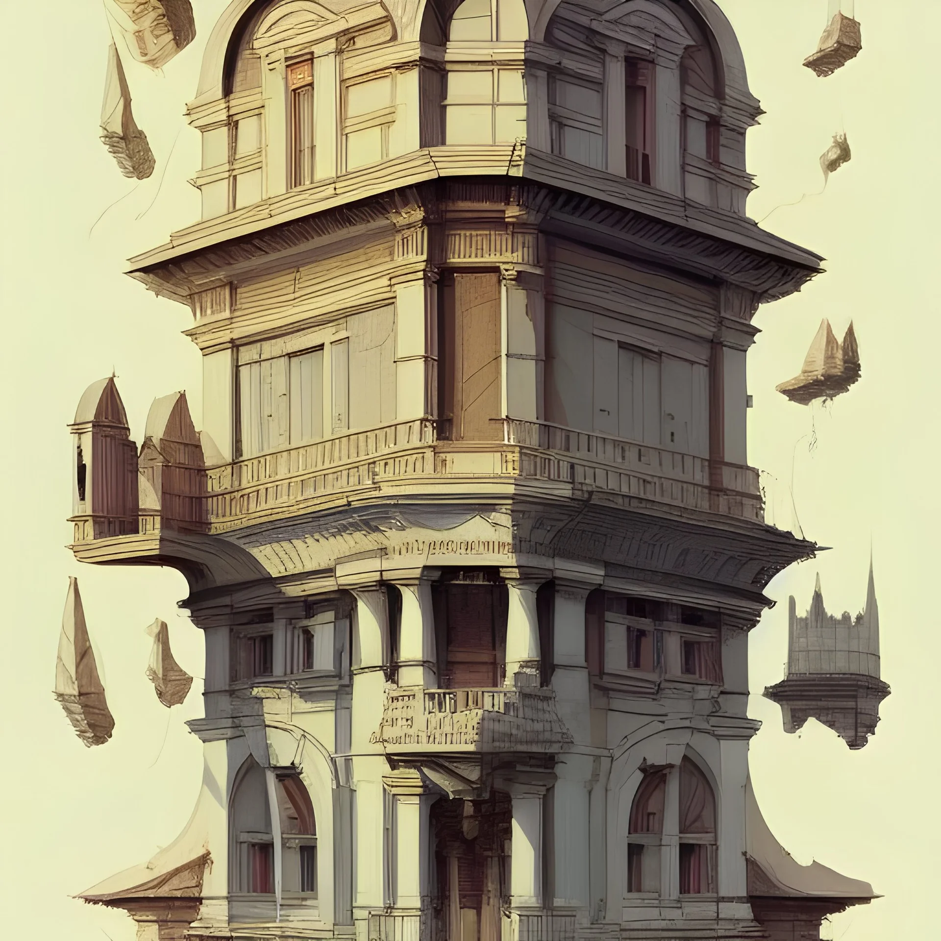  building cross section Vignola classicism architecture,building cross section +Book illustration by Gediminas Pranckevičius, Jean Baptiste Monge, Brian Kesinger, Anton fadeev, strong lines, high contrast vibrant colors, highly detailed, 16k resolution, trending on behance