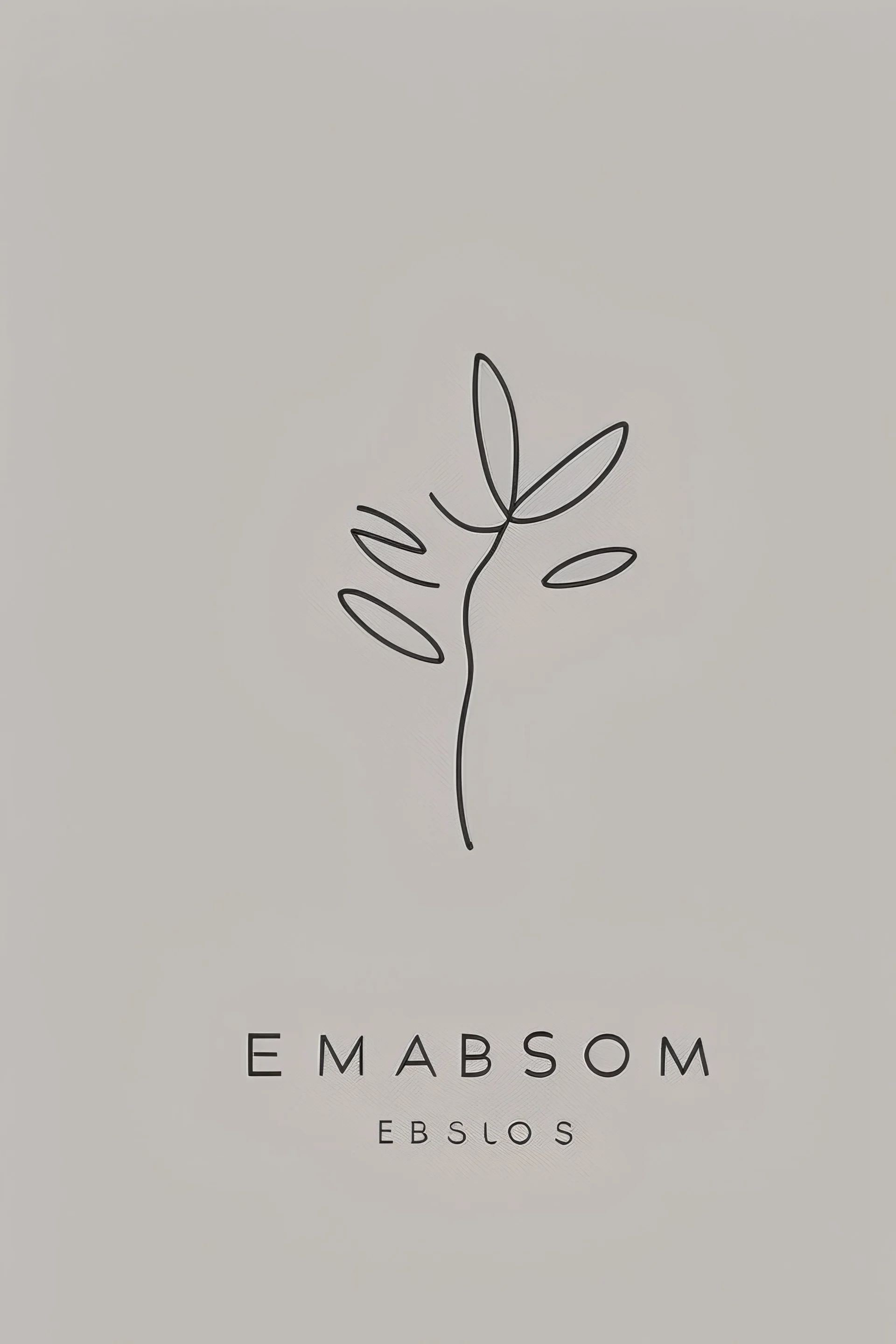 crée un logo simple, stylisé et minimaliste pour une coach, avec le nom Emma Blossom, qui accompagne les gens pour réaliser leur rêves et leurs projets