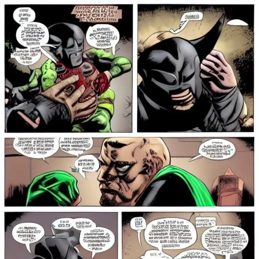 Dr Doom beating up Siperman