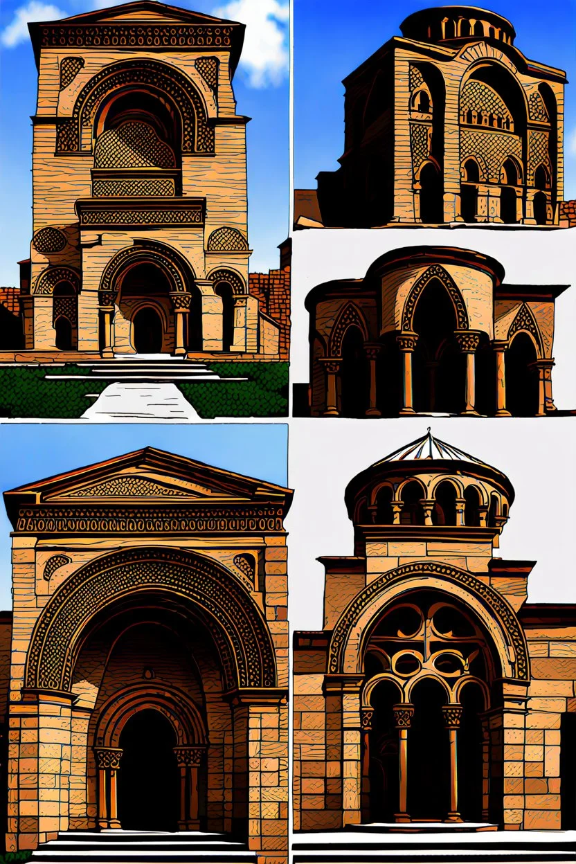 Architecture of Armenia, Sights. Armenian style. Armenian architecture is pronounced.