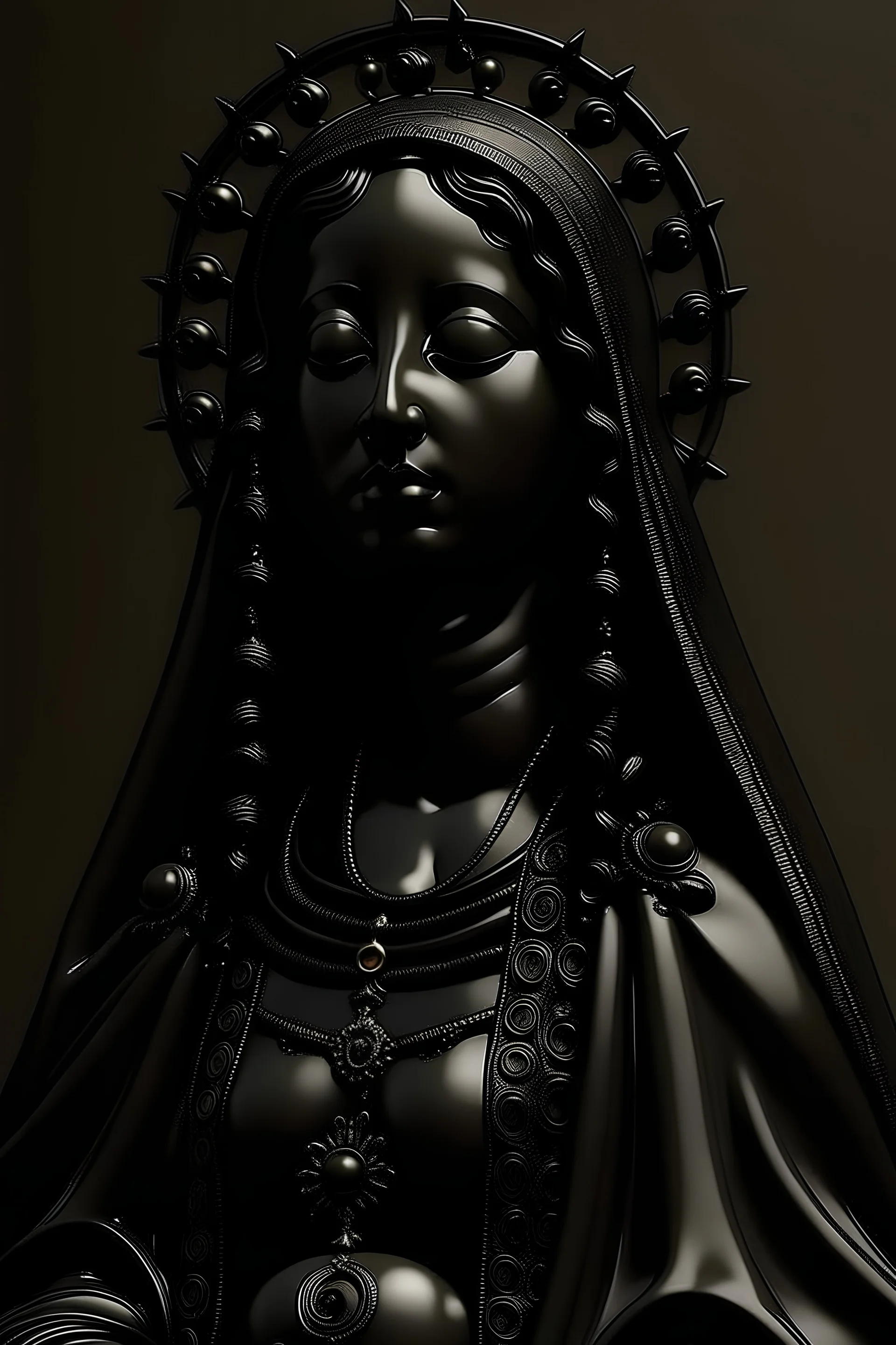 black version of the virgin Mary