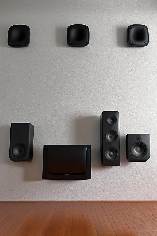 3d wall of speakers