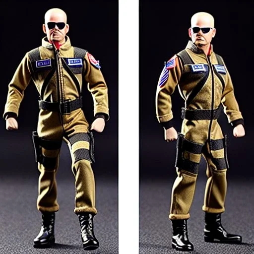 G.i. Joe toy doll air force pilot flightsuit Joe Biden face sunglasses with black boots full body in package 2020